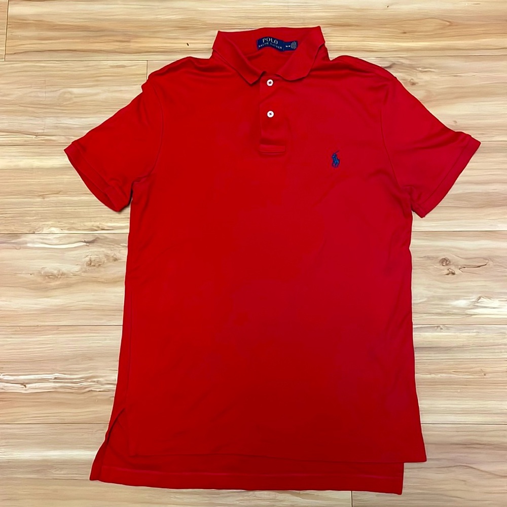 Red Ralph Lauren Polo Size: (Medium)